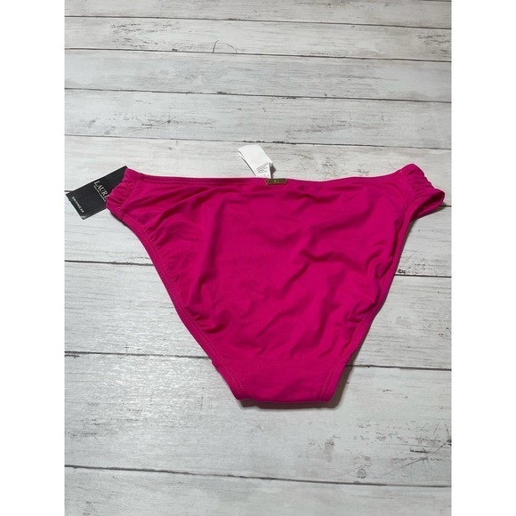 Ralph Lauren bikini bottom hipster hot pink 
Side Tab Hipster Swim Bottoms - Picture 5 of 7